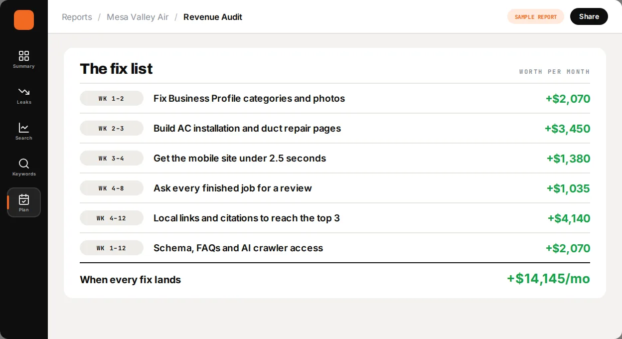 Savant poi fix list lg